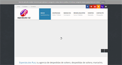 Desktop Screenshot of espectaculosruiz.com